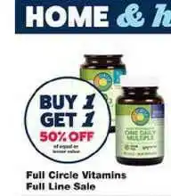 Full Circle Vitamins Full Line Sale