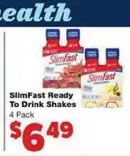 No Frills Supermarkets Slimfast Ready To Drink Shakes offer