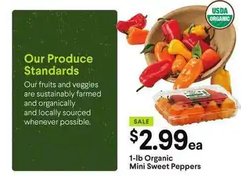 Nob Hill Organic Mini Sweet Peppers offer