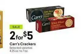 Carr's Crackers