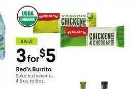 Nob Hill Red's Burrito offer