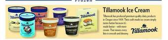Reasors Tillamook Ice Cream offer