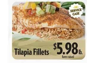 Reasors Tilapia Fillets offer