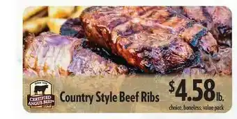 Country Style Beef Ribs