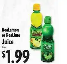 Reasors Realemon Or Realime Juice offer