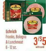 Remke Eckrich Franks , Bologna & Lunchmeat offer