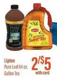 Remke Lipton , Pure Leaf , Gallon Tea offer