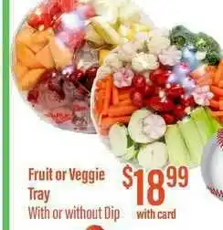 Fruit Or Veggie Tray