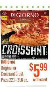 Digiorno Original Or Croissant Crust Pizza