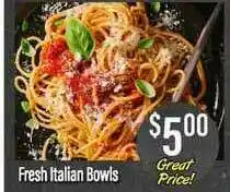 Remke Fresh Italian Bowls offer