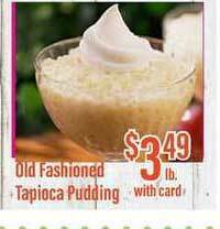 Old Fashioned Tapioca Pudding