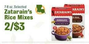 Robert Fresh Market Zatarain's Rice Mixes offer