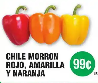 Carnicerias Jimenez Chile Morron Rojo, Amarilla Y Naranja offer