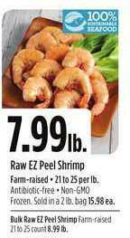 Raw EZ Peel Shrimp