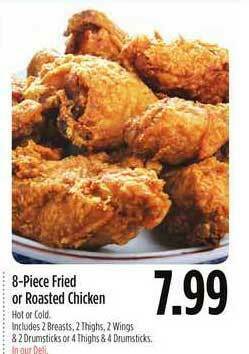 Nob Hill 8-piece Fried Or Roasted Chicken offer
