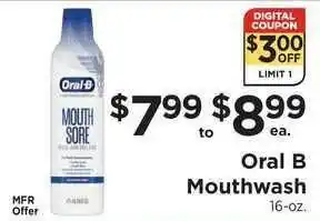 ShopRite Oral B Mouthwash offer