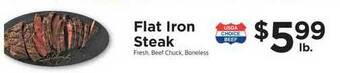 ShopRite Flat Iron Steak offer