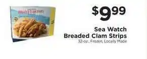 ShopRite Sea Watch Breaded Clam Strips offer