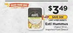 ShopRite Esti Hummus offer