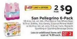 ShopRite San Pellegrino 6-Pack offer