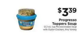 ShopRite Progresso Toppers Soup offer