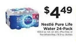 ShopRite Nestle Pure Life Water 24-Pack offer