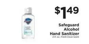 ShopRite Safeguard Alcohol Hand Sanitizer offer