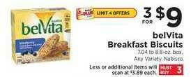 ShopRite BelVita Breakfast Biscuits offer