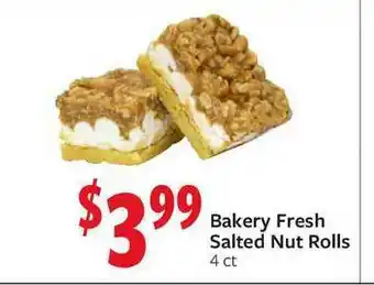 Fareway Bakery Fresh Salted Nut Rolls offer