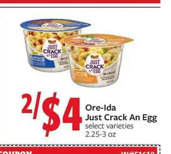 Fareway Ore-Ida Just Crack An Egg Select Varieties offer