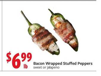 Fareway Bacon Wrapped Stuffed Peppers offer