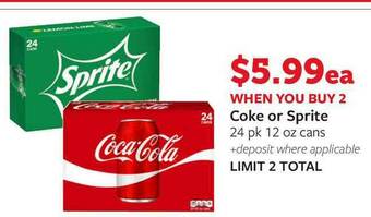 Fareway Coke Or Sprite offer