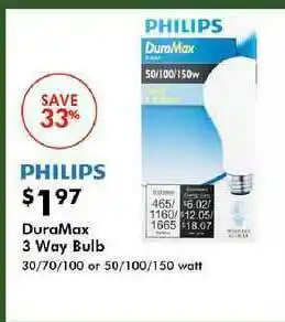 Valu Home Centers Duramax 3 Way Bulb offer