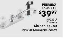 Valu Home Centers Chrome Kitchen Faucet offer