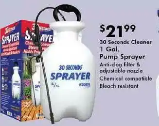 30 Seconds Cleaner 1 Gal. Pump Spray
