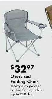 Valu Home Centers Oversized Folding Chair offer