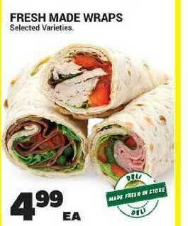 Cost Cutter Fresh Made Wraps offer