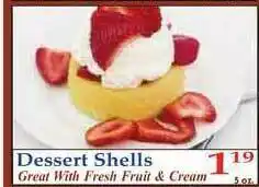 DeMoulas Market Basket Dessert Shells offer