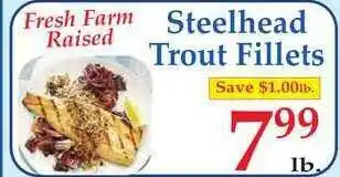 DeMoulas Market Basket Steelhead Trout Fillets offer