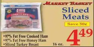 DeMoulas Market Basket Market Basket Sliced Meats offer