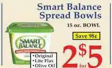 DeMoulas Market Basket Smart Balance Spread Bowls offer