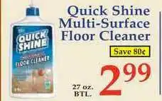 DeMoulas Market Basket Quick Shine Multi-Surface Floor Cleaner offer