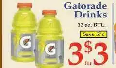 Gatorade Drinks