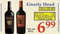 DeMoulas Market Basket Gnarly Head offer