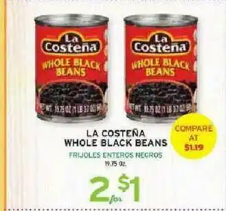 La Costeña Whole Black Beans