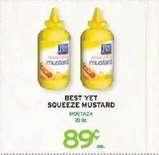 Ideal Market Best Yet Squeeze Mustard offer