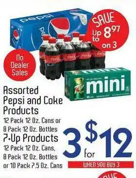 Riesbeck Assorted Pepsi And Coke Products offer