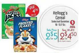 Riesbeck Kellogg's Cereal offer