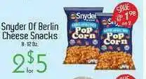 Riesbeck Snyder Of Berlin Cheese Snacks offer