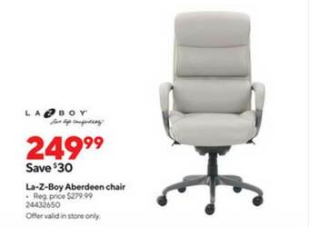 Staples La-z-boy Aberdeen Chair offer